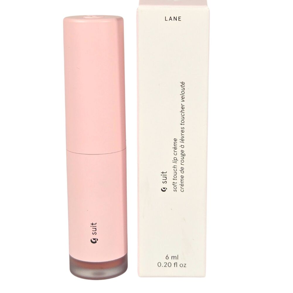 Glossier G Suit Soft Touch Lip Creme Lane 6 ml / 0.2 fl oz Neutral Mauve NIB